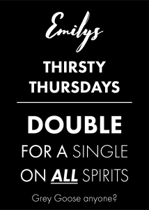Thirsty Thursdays